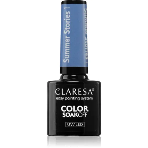 Claresa SoakOff UV/LED Color Summer Stories gelový lak na nehty odstín 1 5 g