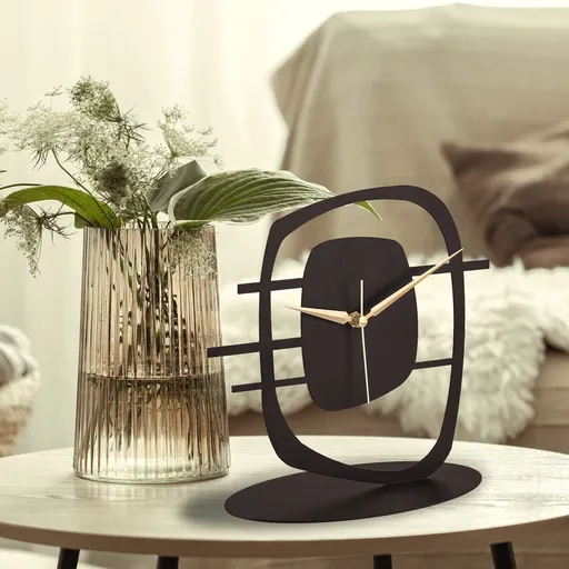 Dekorativní hodiny Macerie - Black