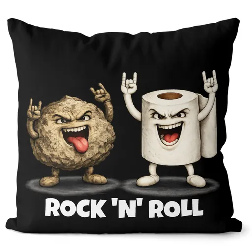Polštář Rock ‚n‘ roll   (Velikost: 40 x 40 cm)