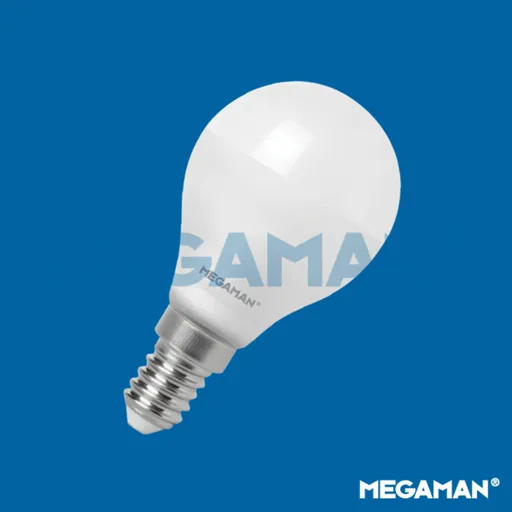 MEGAMAN LED lustre P45 4.9W/40W E14 2700K 470lm NonDim 15Y opál