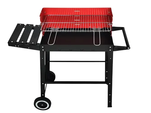 GardenMeister Zahradní pojízdný gril na dřevěné uhlí Basic Trolley BBQ WM044249-16
