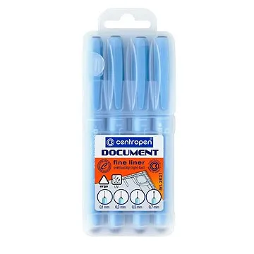 Centropen popisovač 2631/4 dokument, soupr. v etui (313027)