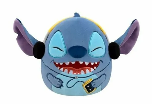 SQUISHMALLOWS Disney Stitch se sluchátky, 25 cm