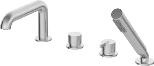 DEANTE Silia nerez Vanová baterie, 4otvorová, se sprchovým setem BQS_F14M