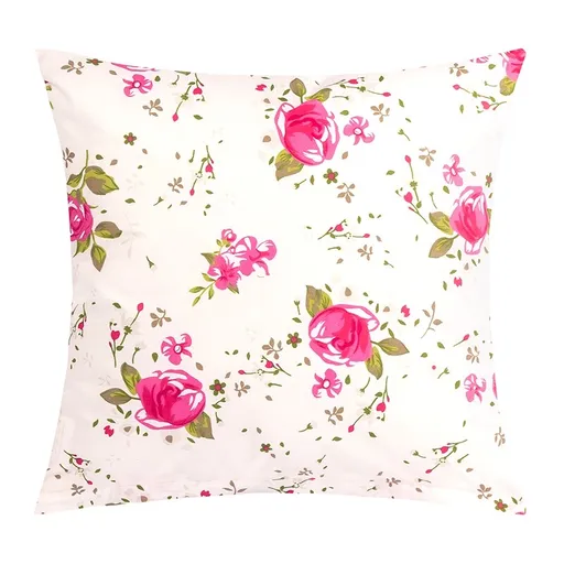 Bellatex Povlak na polštářek Růžička růžová, 40 x 40 cm