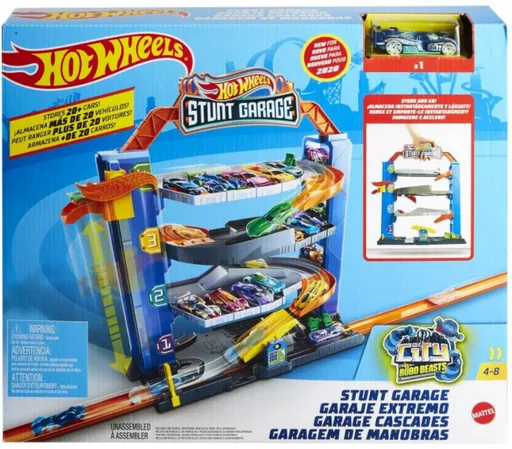 Hot Wheels City přenosná garáž - Hot Wheels (GNL70)