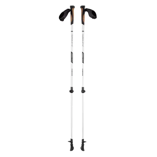 KLARFIT Pau TX Professional, hole na nordic walking, 50% uhlík, 100-130 cm, korkové rukojeti