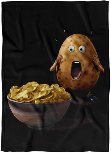 Deka Vyděšená brambora (Podšití beránkem: NE)