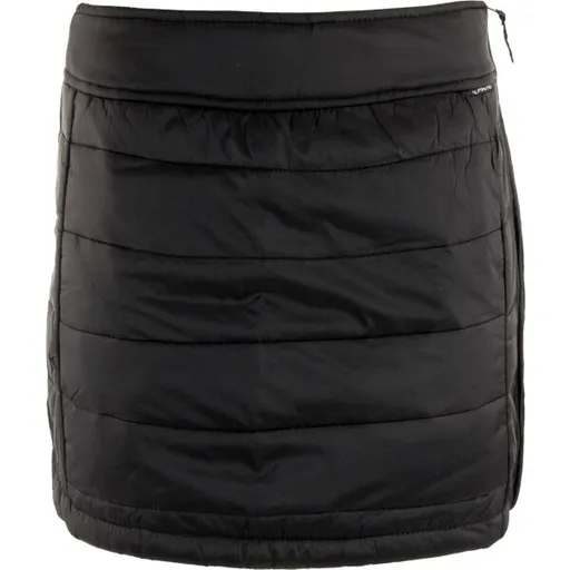 ALPINE PRO KIRTA Dámská zateplená zimní sukně, černá, velikost