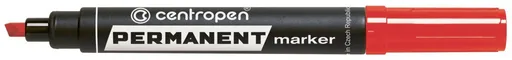 Značkovač Centropen 8576 permanent červený klínový hrot 1-4,6mm