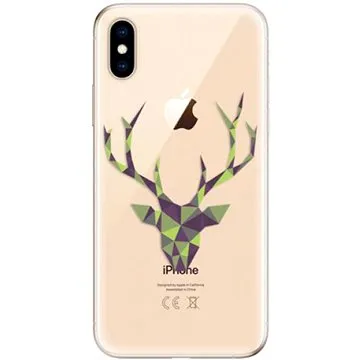 iSaprio Deer Green pro iPhone XS (deegre-TPU2_iXS)