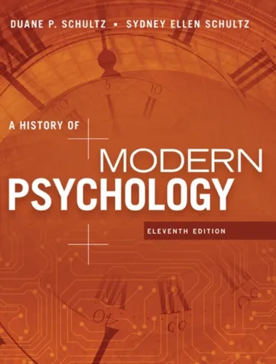 A History of Modern Psychology - Duane Schultz, Sydney Schultz