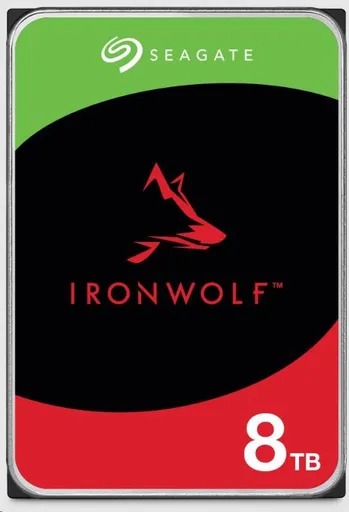 SEAGATE HDD 8TB IRONWOLF (NAS), 3.5", SATAIII, 7200 RPM, Cache 256MB, CMR