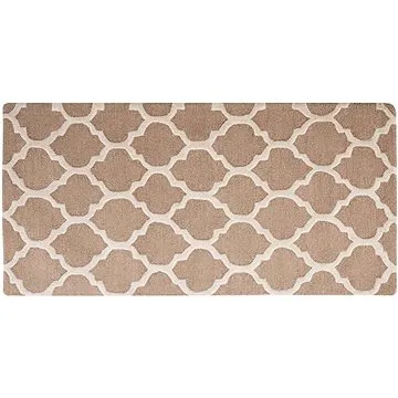 Béžový vlněný koberec 80x150 cm ERBAA, 57767 (beliani_57767)