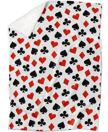 Deka Poker Pattern (Podšití beránkem: ANO)