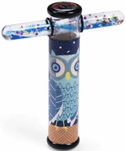 Kaleidoskop svítící ve tmě - Sova