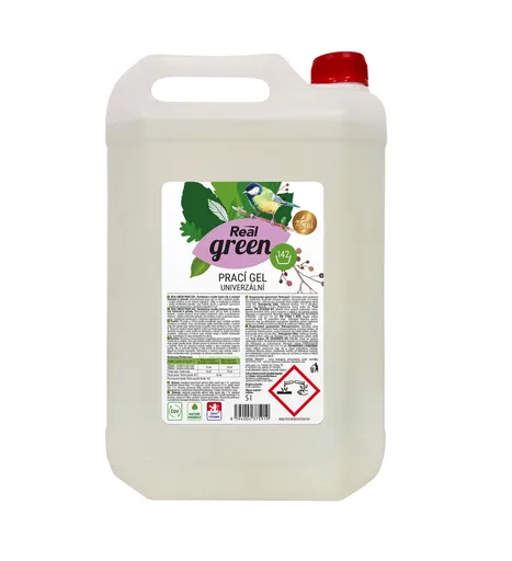 Real green Gel na praní Univerzální 5 l