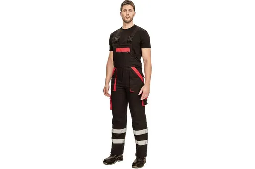 MAX WINTER RFLX lacl kalho černá/červ 50