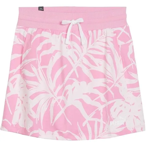 Puma ESSENTIALS + PALM RESORT AOP SKIRT Dámská sukně, růžová, velikost
