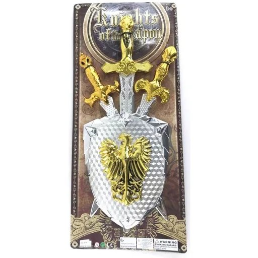 Alltoys Sada tři meče se štítem