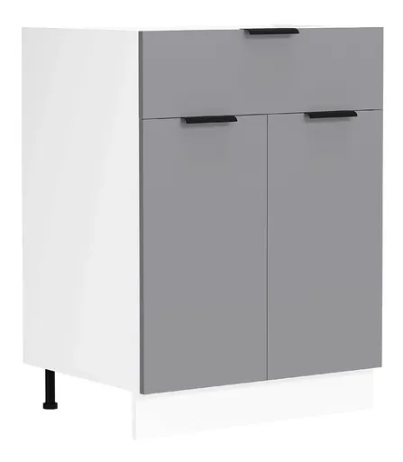 VCM Spodní skříňka se zásuvkou 60 cm „Fasola“, antracitová