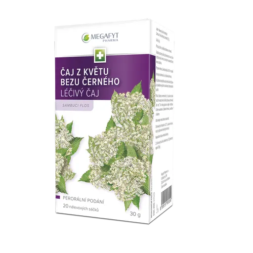 Megafyt Čaj z květu bezu černého nálevové sáčky 20x1,5 g