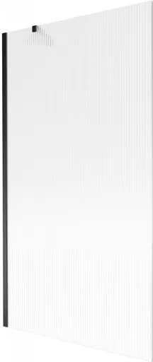 MEXEN/S Next vanová zástěna FIX 100 x 150, proužky, černá 895-100-000-00-09-70