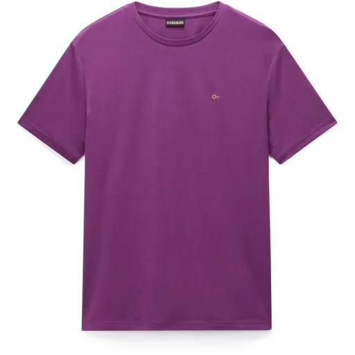 Napapijri SALIS SS SUM BLUE JASPER Pánské tričko, fialová, velikost XXXL