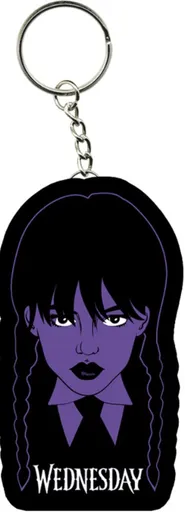 Klíčenka Wednesday – barevná hlava