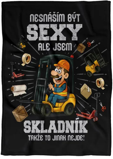 Deka Sexy skladník (Podšití beránkem: NE)