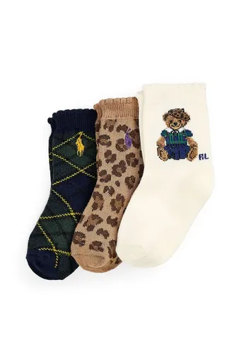 Dětské ponožky Polo Ralph Lauren 3-pack