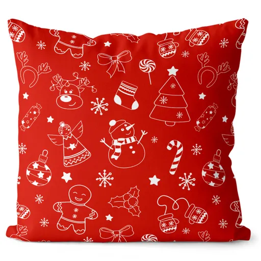 Polštář Vánoční pohoda (Velikost: 55 x 55 cm)