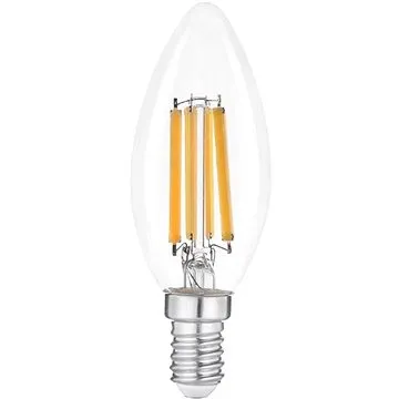 Avide retro LED žárovka svíčka E14 6W teplá filament (ABLFC14WW-HL-6W)
