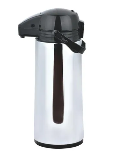 Nerezová termoska s pumpičkou TORO 1,8l skleněná vložka