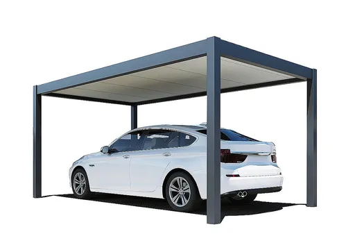 Hliníkový přístřešek na auto 530 × 300 cm