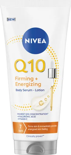 Nivea Zpevňující energizující tělové sérum Q10 (Firming and Energizing Body Serum-Lotion) 200 ml