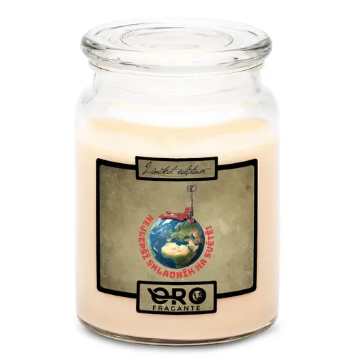 Svíčka Nejlepší skladník – paleťák (Vůně svíčky: Vanilka)