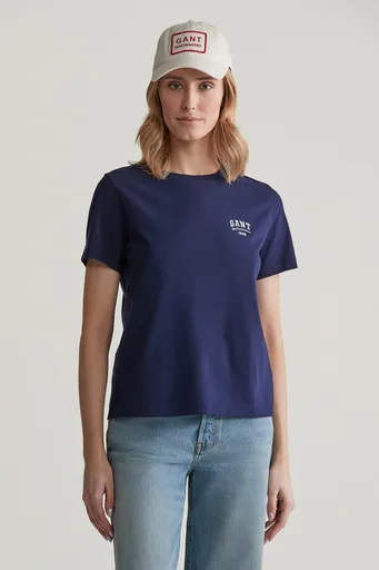TRIČKO GANT REG SMALL GRAPHIC SS T-SHIRT CLASSIC BLUE