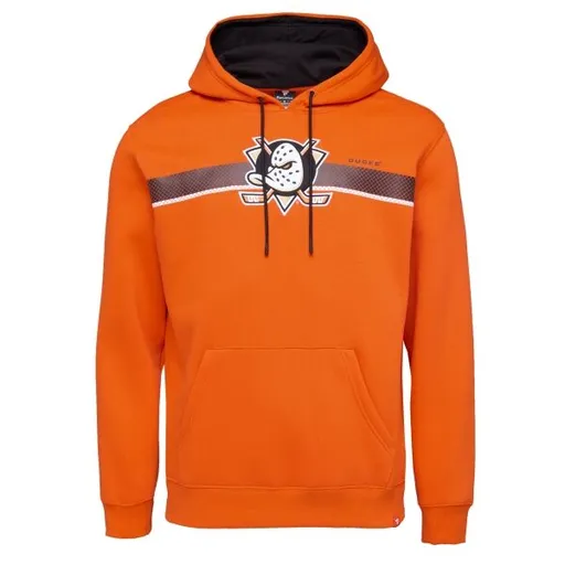FANATICS ANAHEIM DUCKS WRIST SHOT HOODIE Mikina, oranžová, velikost XXL