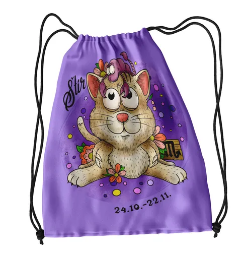 Vak na záda Kočičí znamení – štír