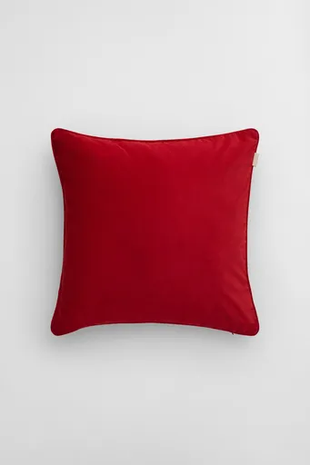 DEKORAČNÍ POVLAK NA POLŠTÁŘ GANT VELVET CUSHION 50x50 DARK RED