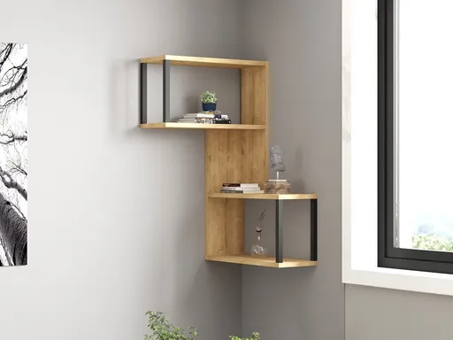 Nástěnná police Lecco - Sapphire Oak