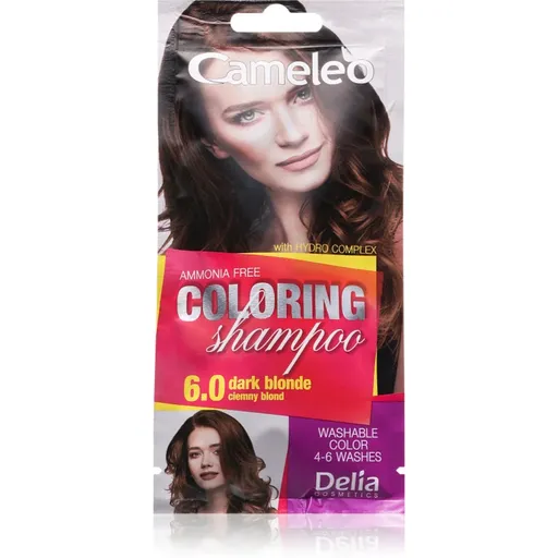 Delia Cosmetics Cameleo Coloring Shampoo tónovací šampon na vlasy odstín 6.0 Dark Blonde 40 ml