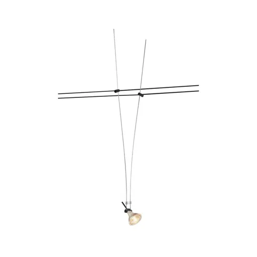 SLV BIG WHITE SVÍTIDLO S LANEM, pro nízkonapěťový lankový systém TENSEO, QR-C51, černé, 1 kus 139070