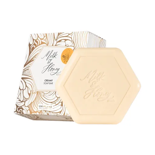 Oriflame Krémové mýdlo Milk & Honey Gold (Creamy Soap Bar) 90 g