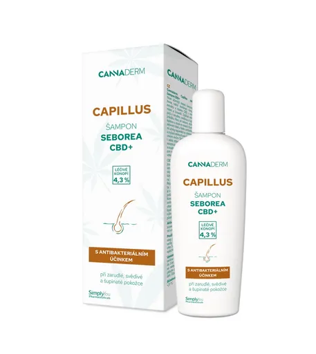 Cannaderm Capillus Šampon seborea CBD+ 150 ml
