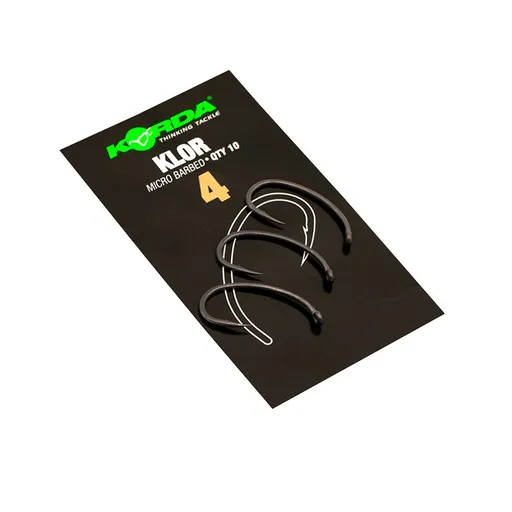 Korda Háčky Klor Hook 10ks - vel. 4,Korda Háčky Klor Hook 10ks - vel. 4