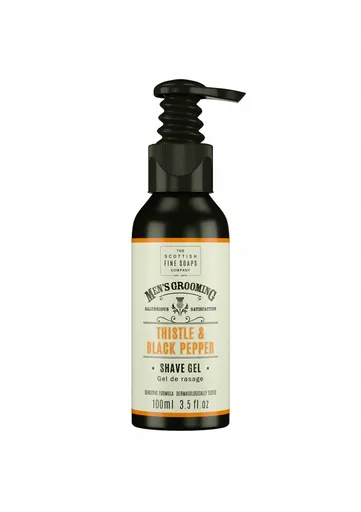 Scottish Fine Soaps Thistle & Black Pepper Gel na holení 100 ml
