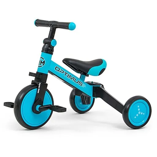 MILLY MALLY OPTIMUS 3v1 Dětská tříkolka, světle modrá, velikost
