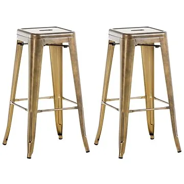 Barová židle Josh (SET 2 ks), zlatá (C1003815)